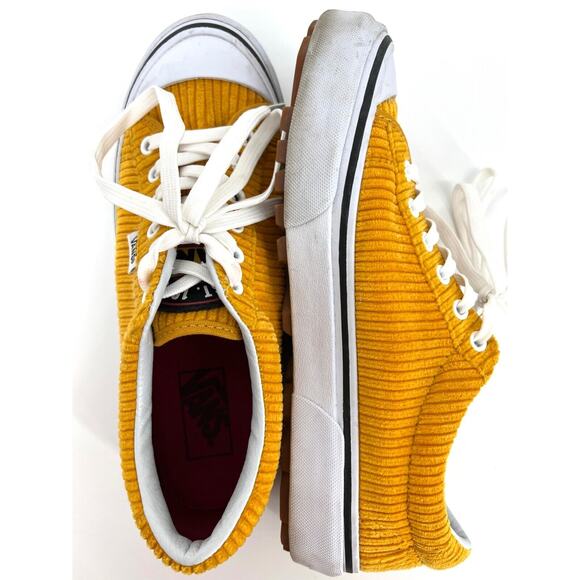 Vans Anaheim Factory Sneakers Gold Corduroy Size 8.5 - Picture 6 of 11